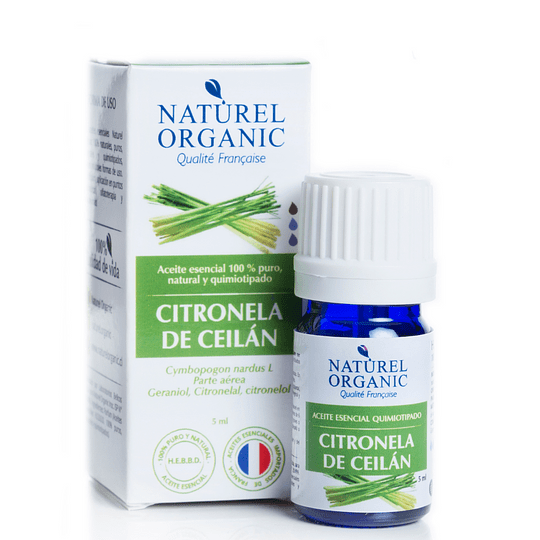 Naturel Organic – Aceite Esencial Citronela de Ceilán 5ml